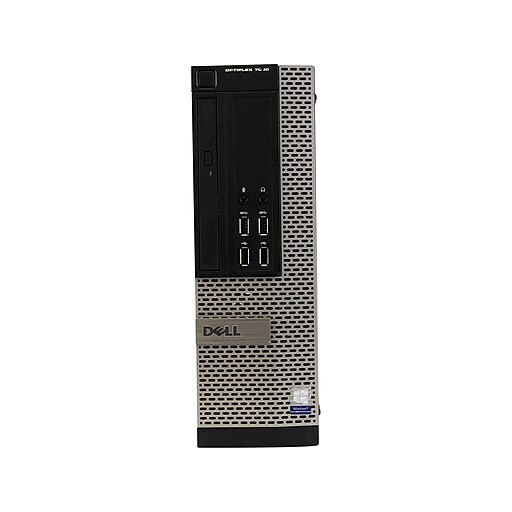 Dell OptiPlex 7020 Refurbished Desktop Computer with two 19" Monitors, Intel i5, 16GB RAM, 190GB SSD
