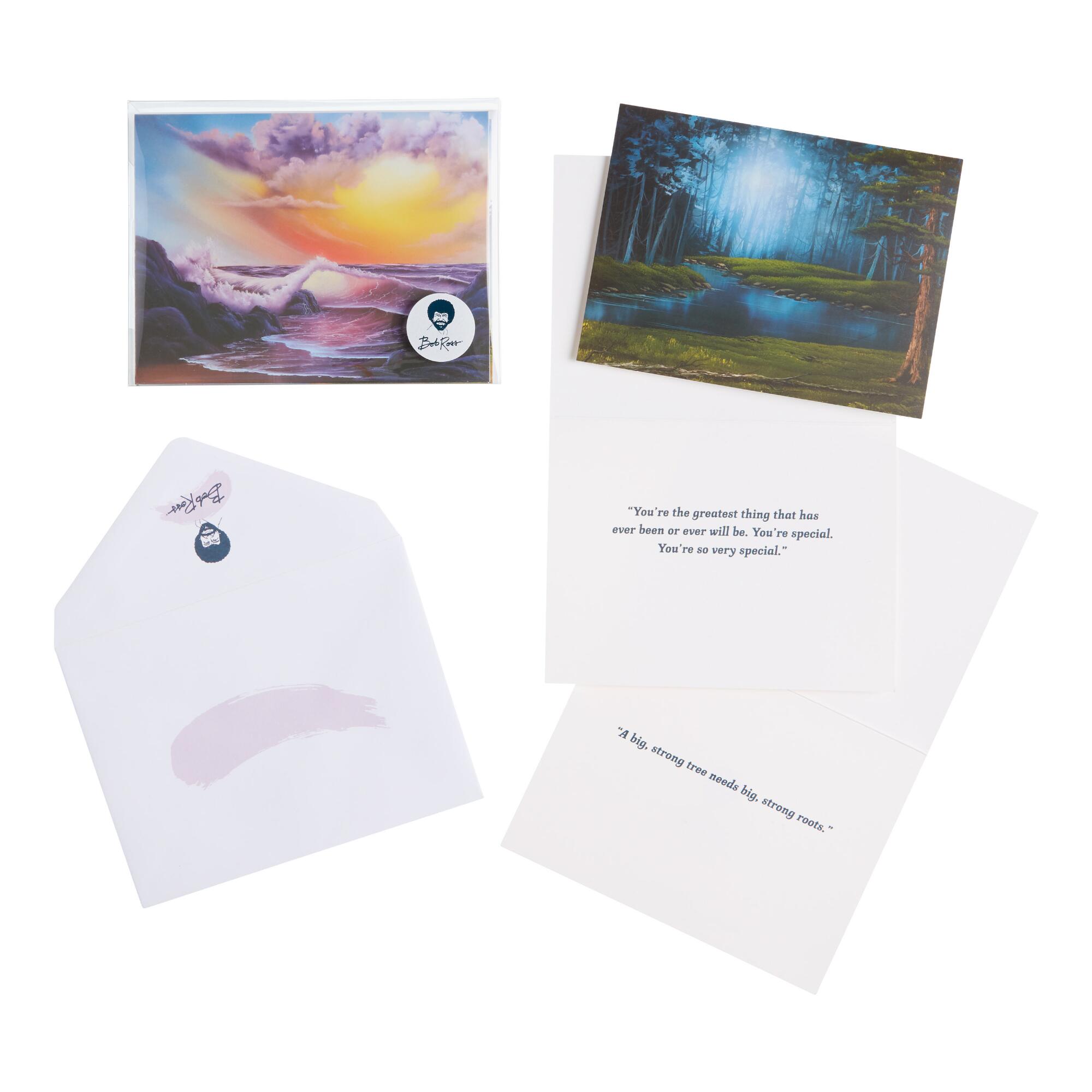 Bob Ross Notecards 10 Count: Multi - Paper by World Market