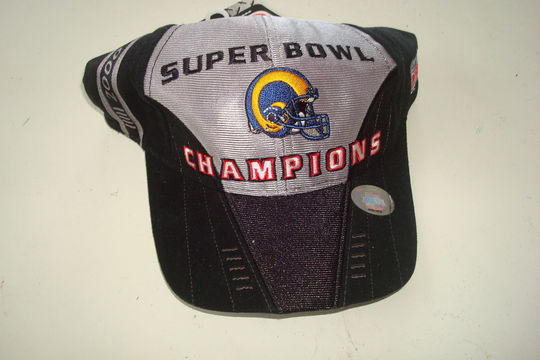 St Louis Rams Super Bowl Script Vintage Strapback Hat Cap Vintage 90S