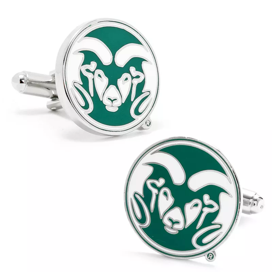 Colorado State Rams Cuff Links, Multicolor