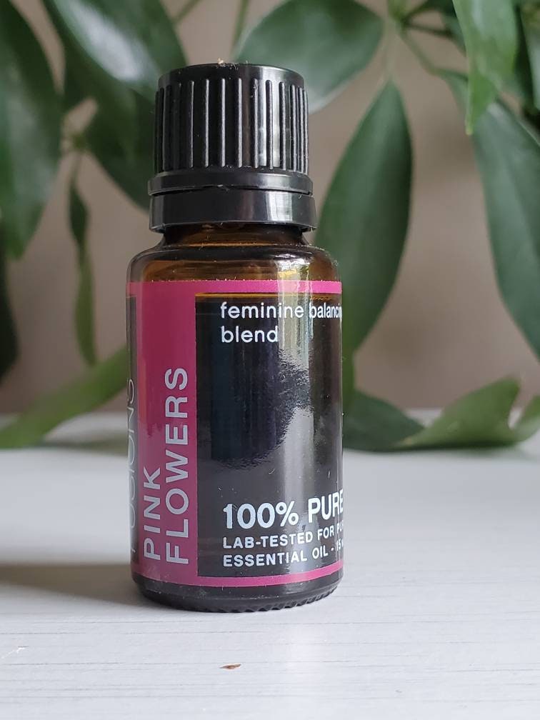 Essential Oil Feminine Balance Blend "Pink Flowers' - 15Ml