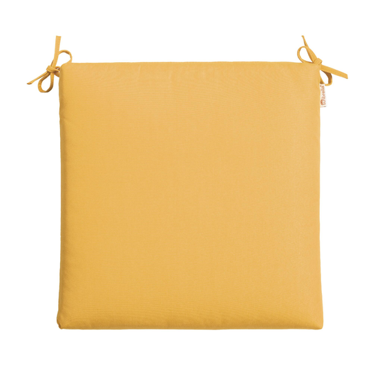 Sunbrella Buttercup Canvas Outdoor Patio Chair Cushion: Yellow - Acrylic by World Market