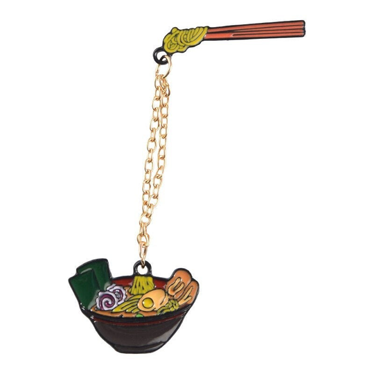 Ramen With Chopsticks Enamel Pin