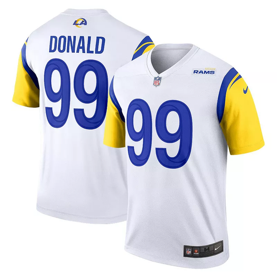 Men's Nike Aaron Donald White Los Angeles Rams Legend Jersey, Size: Small