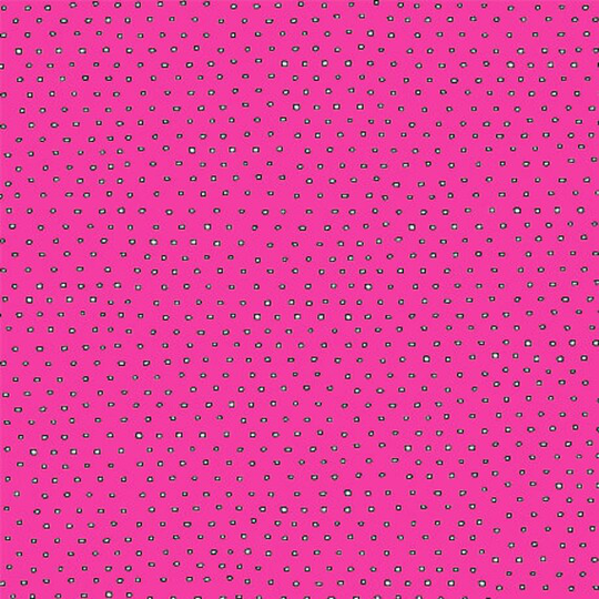 Hot Pink Square Dots Blender From Pixie Collection Quilting Treasure Fabric - 100% Quilt Shop Cotton