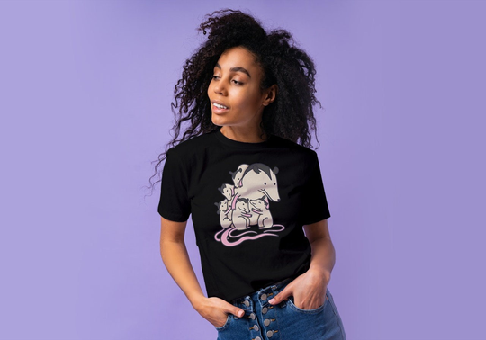 Opossum Family Shirt | Funny Tshirt Grandma T-Shirt Nana Tee Mothers Day New Mom Pet Possum Unique Gift Blessed Kawaii
