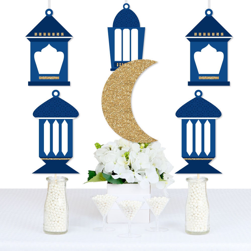 Ramadan - Diy Decorations Eid Mubarak Party Essentials Shaped Essential Decor Kit 20 Count