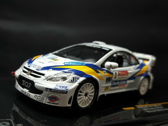 Diecast Car 1/43 Scale Ixo Peugeot 307 Wrc #3 #ram 267
