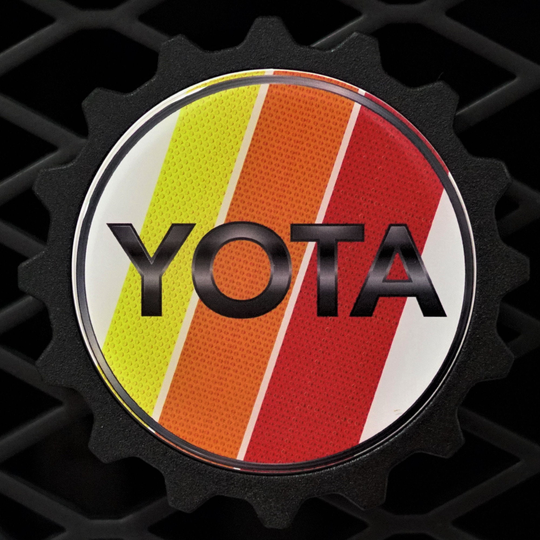 Aluminum "1990 Look" Grille Badge Color Black - Fits Many Vehicles Like Fj Cruiser, 4Runner 5Th Gen/Newer Tacoma & Tundra