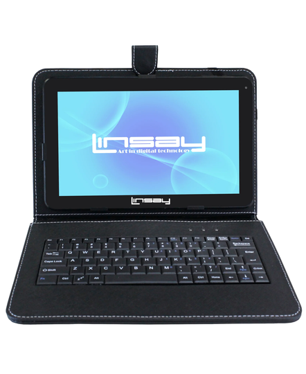 LINSAY 10.1-in Wi-fi Only Android 11 Tablet with Accessories with Case Included;; | F10XHDBK