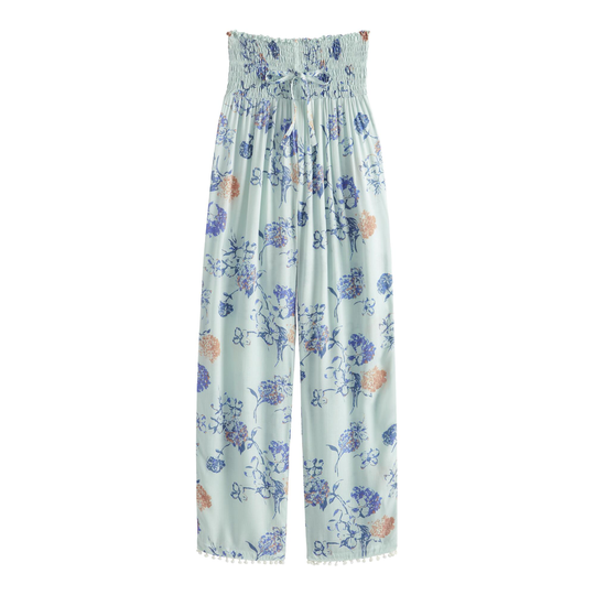 Yellow and Teal Floral Arisbel Pajama Pants by World Market