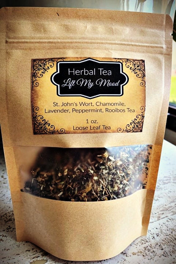 Lift My Mood Herbal Tea Blend, Happy Tea, Blues Buster, Herbal Lea All Organic Herbs