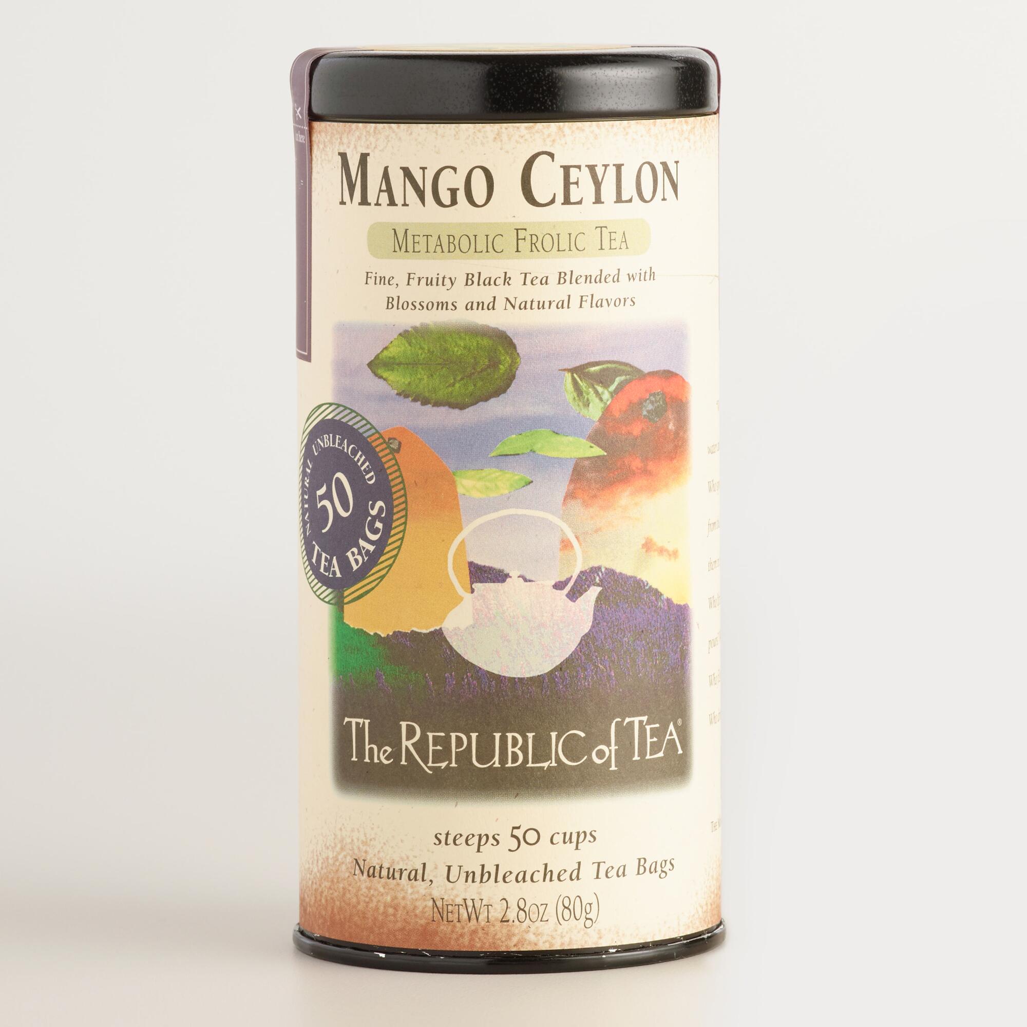 The Republic Of Tea Mango Ceylon Black Tea 50 Count by World Market