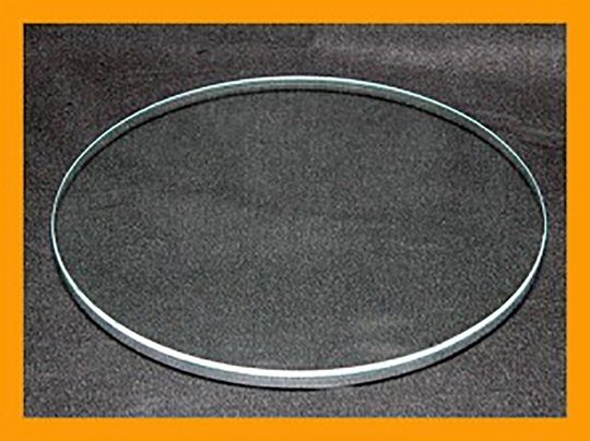 8 Inch Round 1/8" Thick Flat Clear Glass, Glass For Decoupage, Supplies
