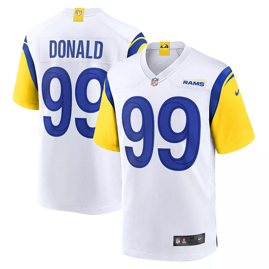 Men's Nike White Aaron Donald Los Angeles Rams Alternate Game Jersey, Size: 3XL, LAR White