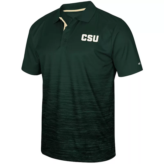 Men's Colosseum Green Colorado State Rams Marshall Polo, Size: Medium