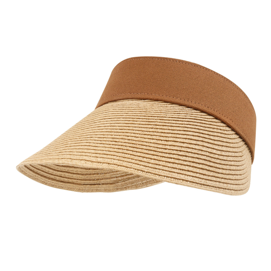 Ililily Paper Blended Wide Sun Visor Cotton Rollable Bandage Protector