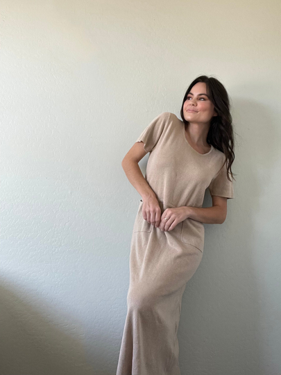 Vintage Linen Blend Dress
