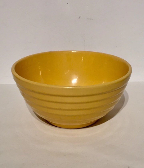 California Yellow Vintage Ceramic Mixing Bowl