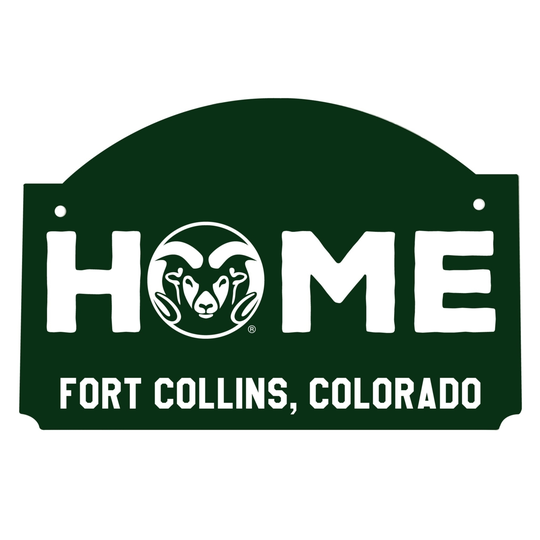 Colorado State Rams Wood Sign with String