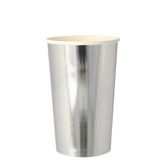 Meri Silver Highball Cups