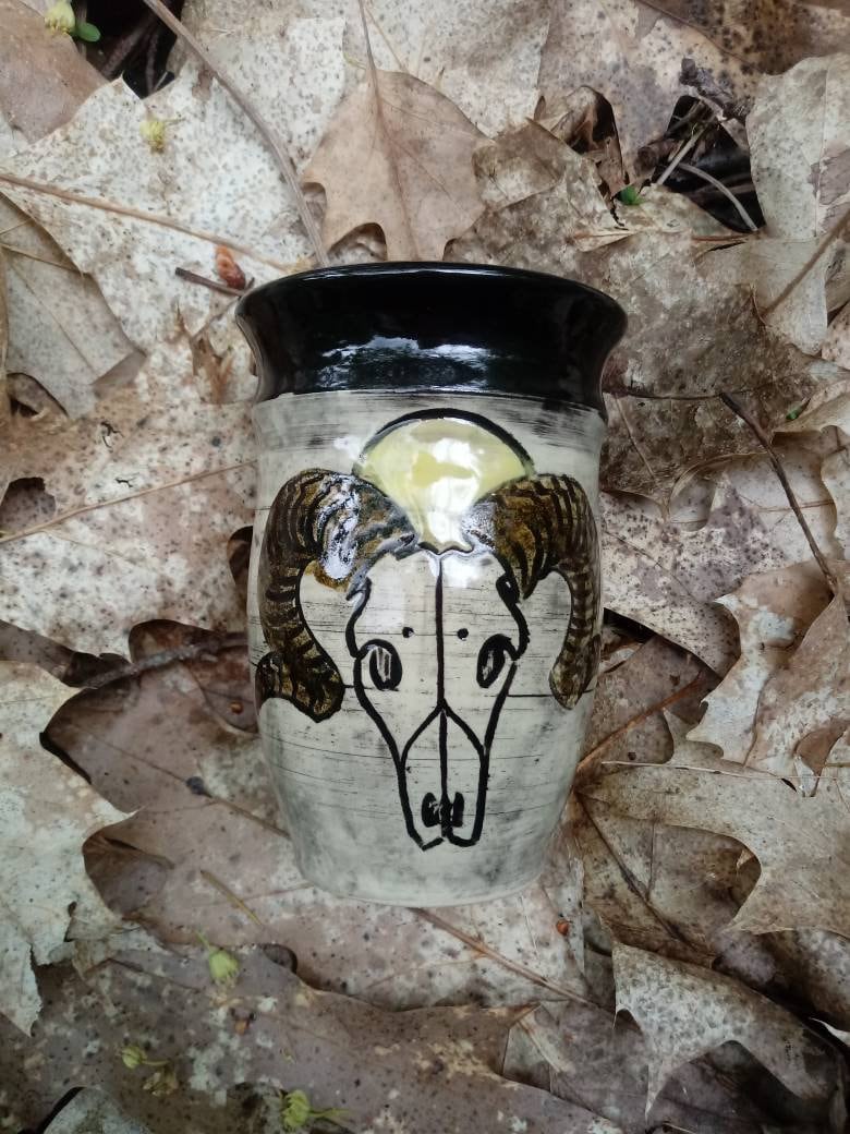 Ram Skull Mug