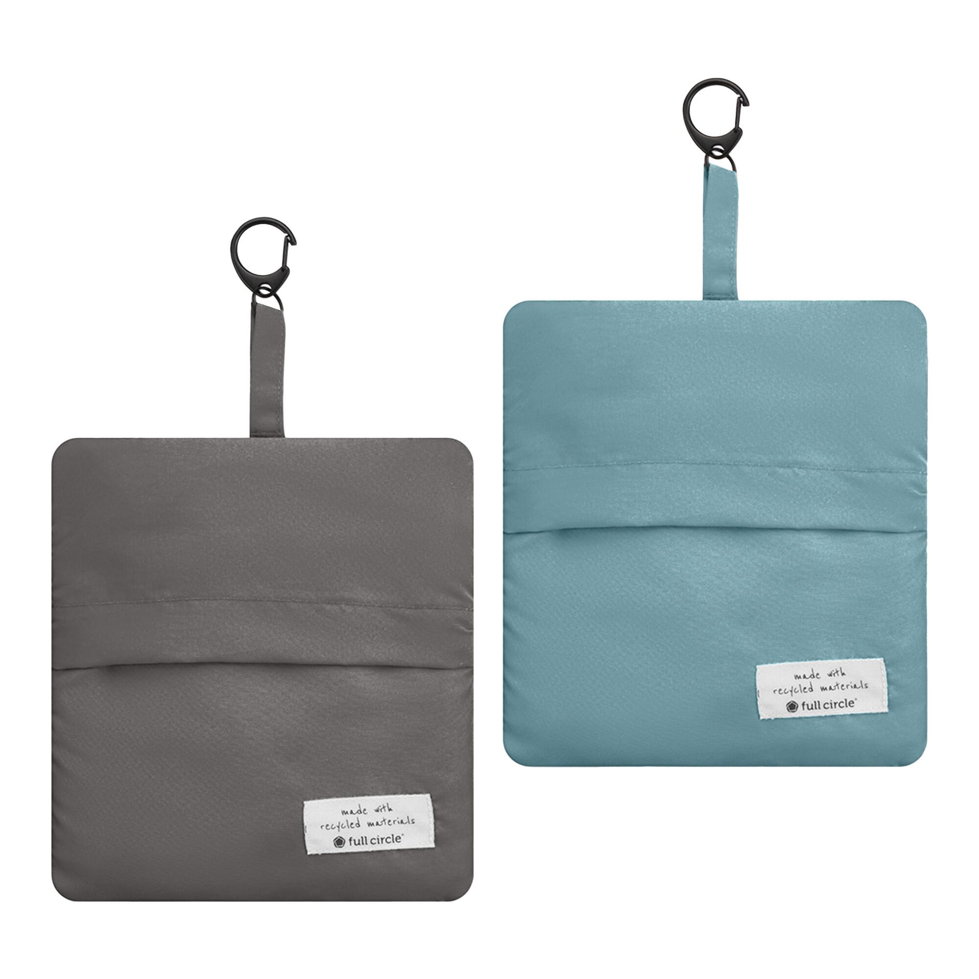 Full Circle Tote-Ally Collapsible Market Bags 4 Piece Set: Gray - Plastic by World Market