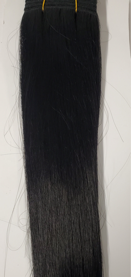 Human Hair Blended New Yaky Weave Tangle-Free; Straight; Weft; Sew-In; For Women; Janet