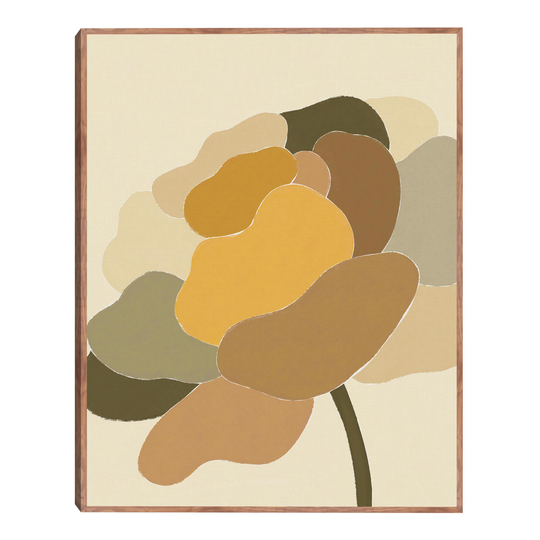 Pastel Peony by Alisa Galitsyna Framed Canvas Wall Art: Multi by World Market