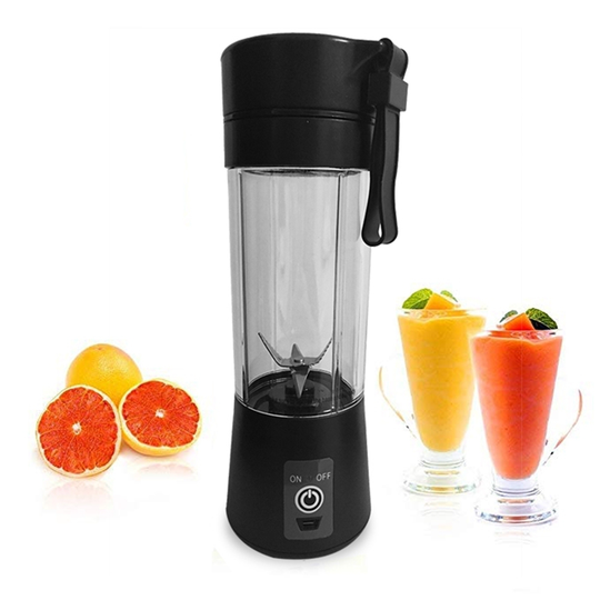 Portable 400ml 6-Blade USB Charge Drinks Smoothie Blender Juicer Fruit Mixer Cup