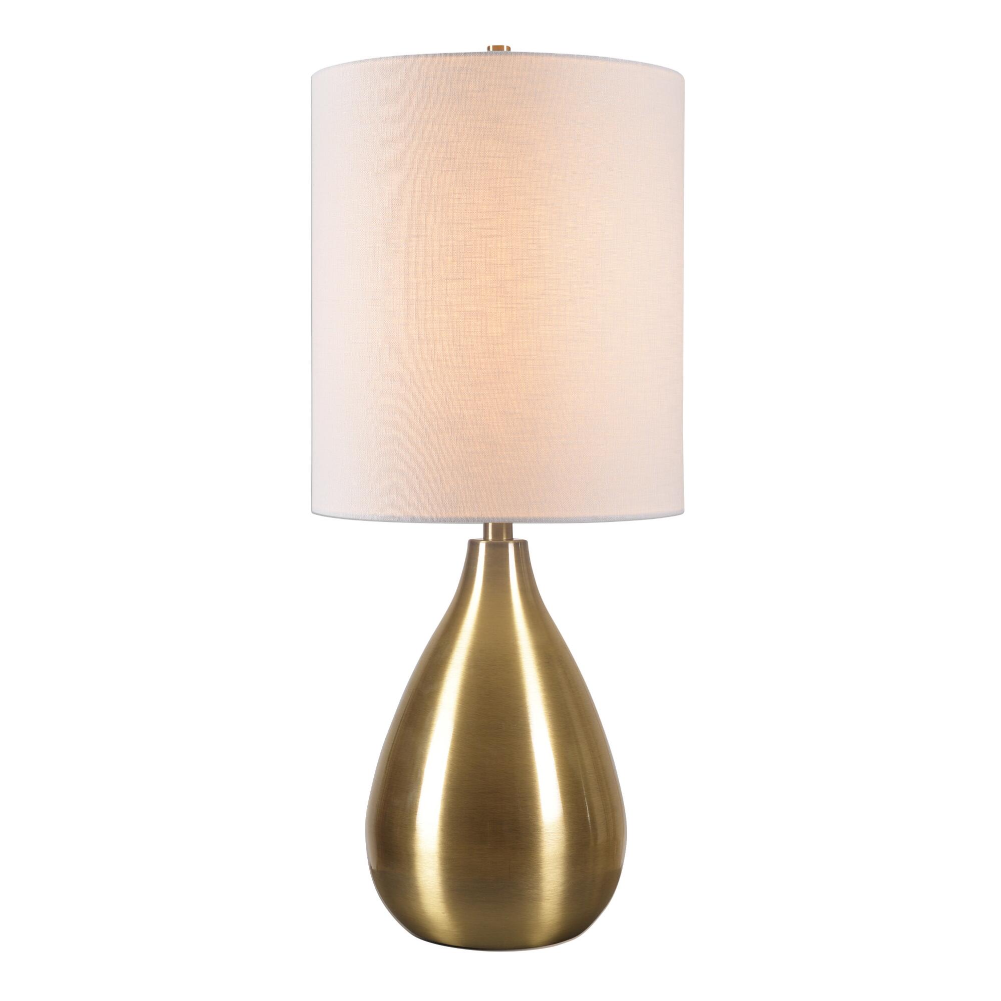 Antique Brass Droplet Miriam Table Lamp by World Market