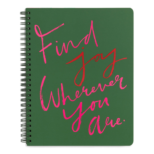 Ban.do Find Joy Spiral Journal: Green - Paper by World Market