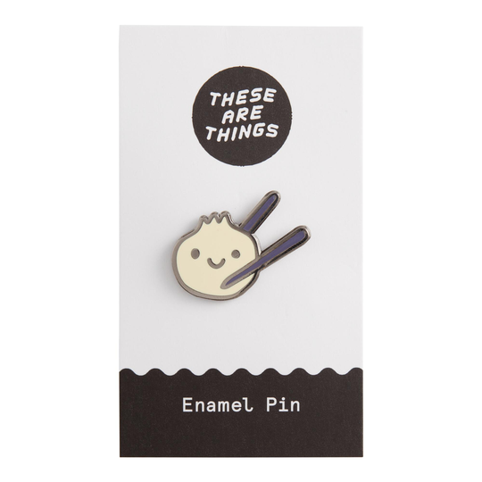 Dumpling and Chopsticks Enamel Pin by World Market