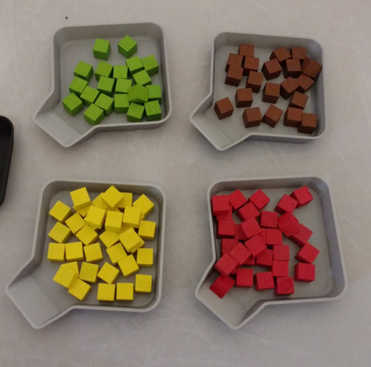 4 Stackable Bit Trays With Bagging Funnel, A Little Bigger
