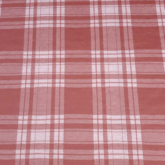 Rayon Polyester Spandex Blend Stretch Knit Fabric. Great Quality & Beautiful Terra Cotta Pink Color. 2-Way Stretch, Sold By The 1/2 Yard