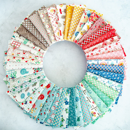 Cook Book By Lori Holt Precut Bundle For Riley Blake