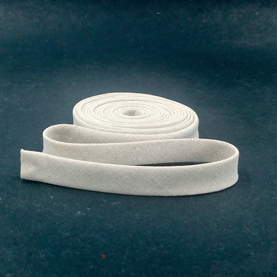 Double Fold Bias Tape 5/8'' Linen Blend Natural