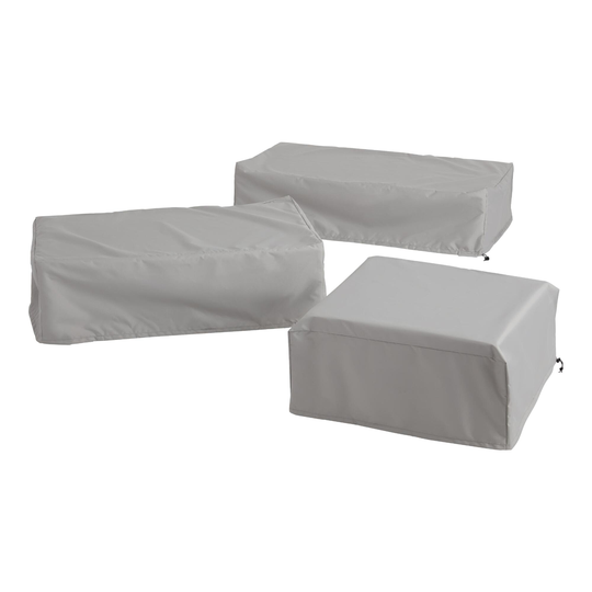 Universal Outdoor Patio Ottoman And Coffee Table Cover: Natural - Fabric by World Market