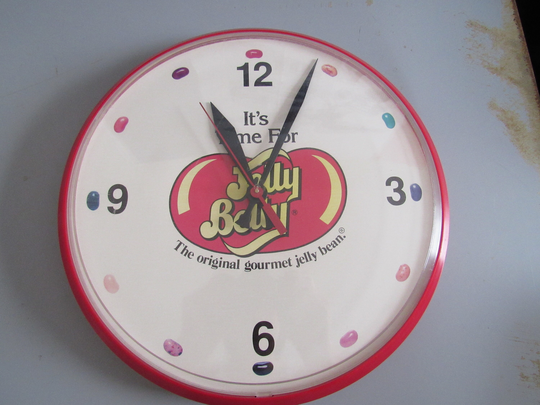 Vintage Jelly Belly Wall Clock Free Shipping