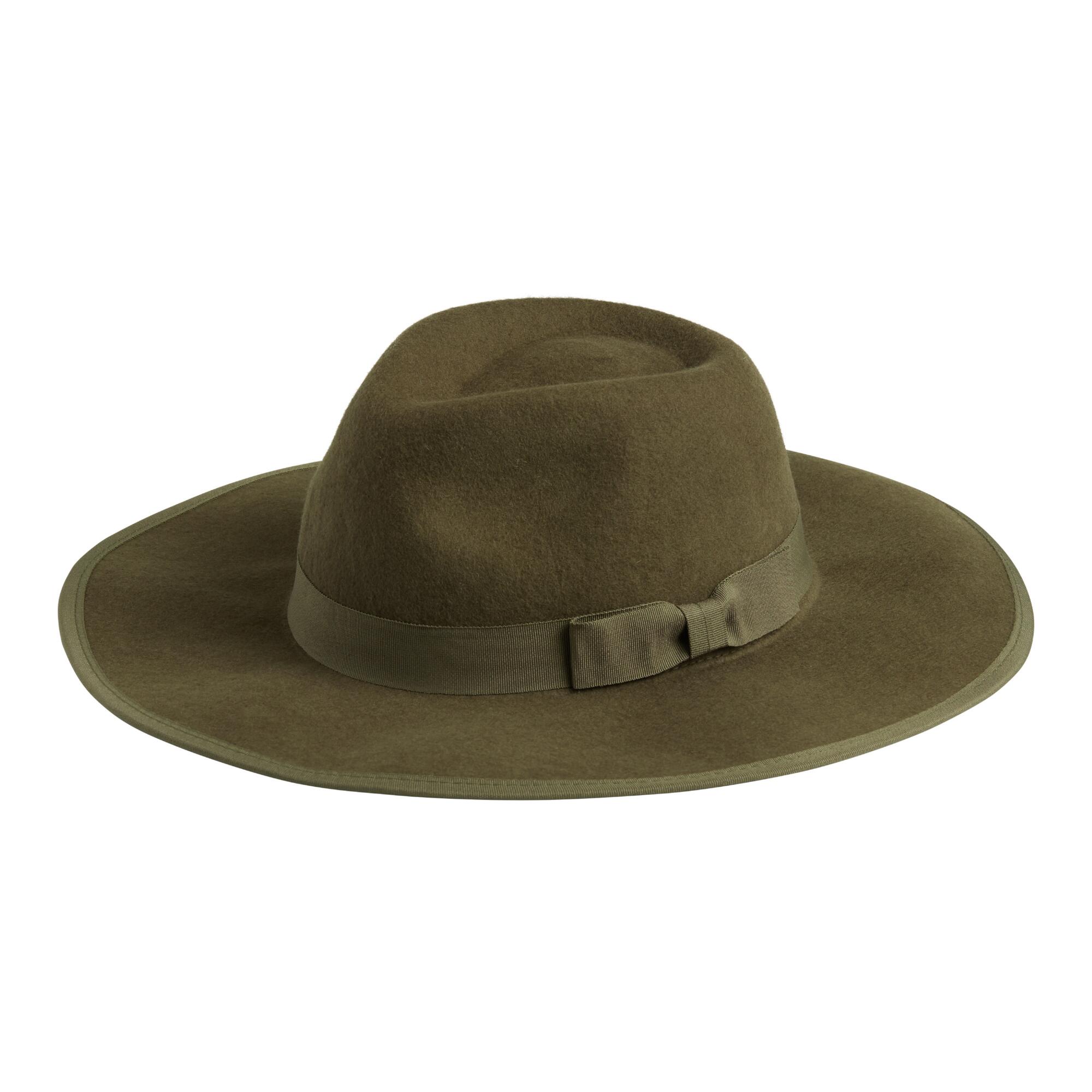 DarkGreen Wool Rancher Hat by World Market
