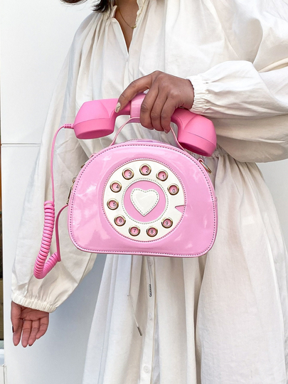 Y2K Bag, Phone Handbag, Purse, Vintage Style Pink Y2K Cute Unique Fun Gift, Barbie Bag