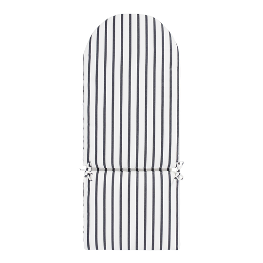 Sunbrella Indigo Lido Stripe Adirondack Chair Cushion: Blue - Acrylic by World Market