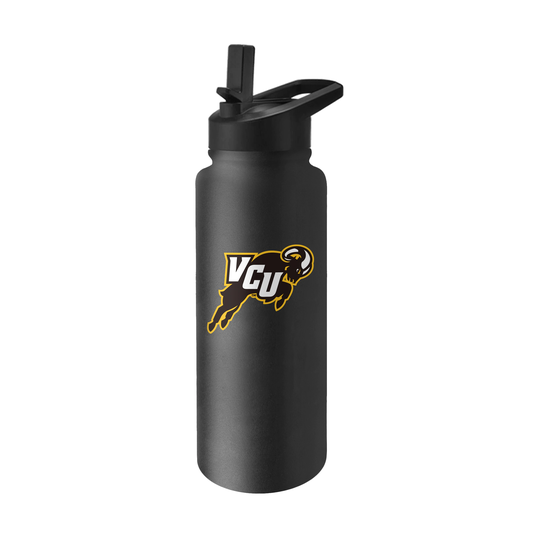 Logo Brands VCU Rams 34-fl oz Stainless Steel Black Cup Set of: 1 | 376-S34QB-8