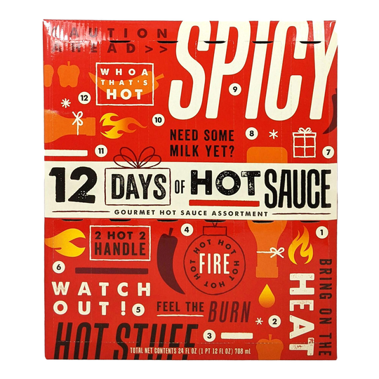 12 Days of Hot Sauce Variety Gift Set by World Market