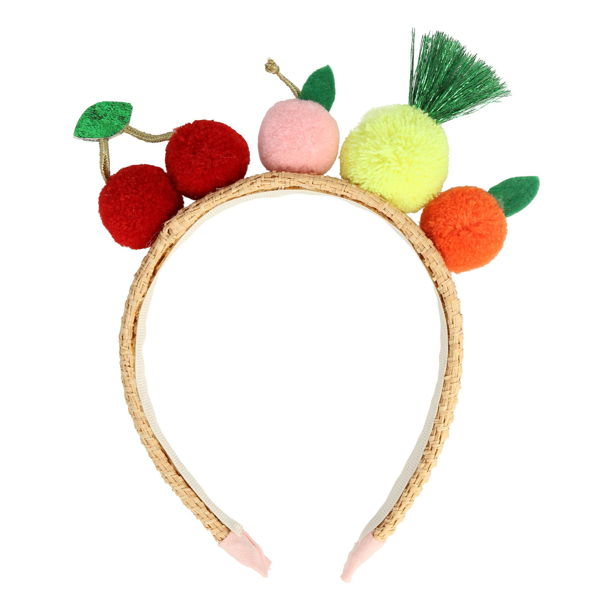 Meri Meri Fruit Pom Pom Dress Up Headband by World Market