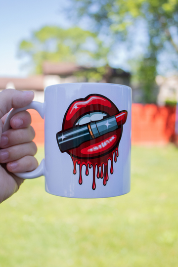 Lipstick Mug, Gift For Birthdays, Mothers Day, Girlfriends, Sisters, Gift Her, Special Any Woman