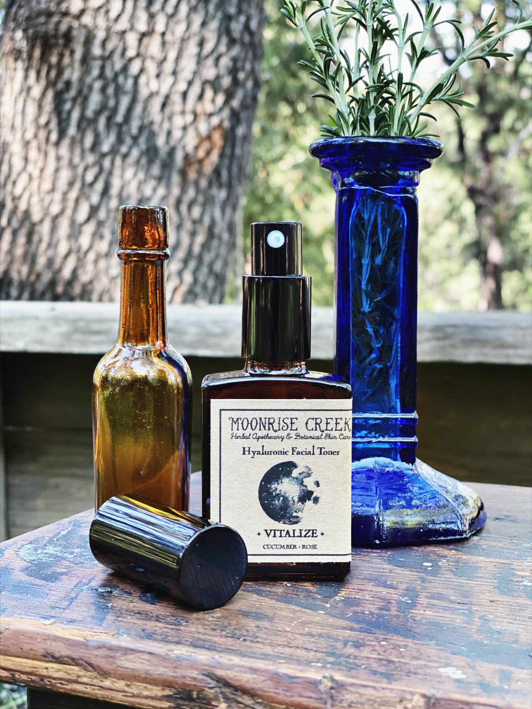 Hyaluronic Facial Toner Vitalize Blend Cucumber + Rose