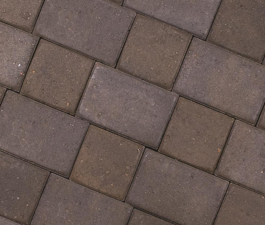 CastleLite Cobble Stone 9-in L x 6-in W x 2-in H Monterey Blend Concrete Paver in Gray | Q030.111.69.A3
