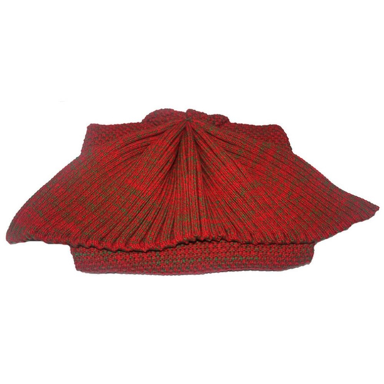Mermaid Tail Sofa Thick Blanket Throw Woolen Blending Gift purplish red adult