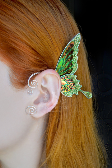 Butterfly Ear Cuff No Piercing, Fairy Wing Earring